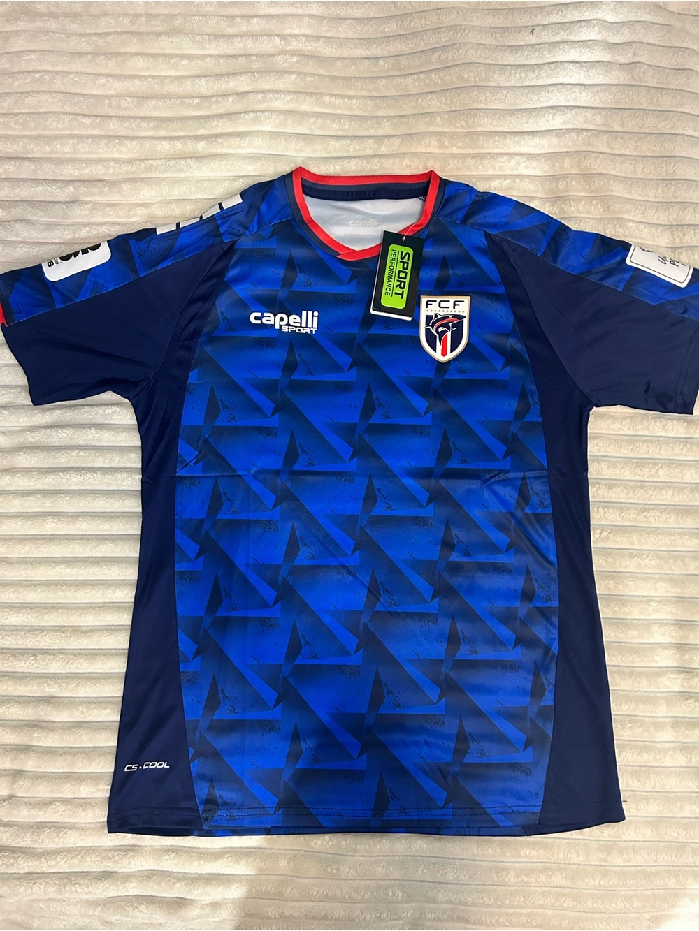 Capelli Sport FCF Blue Geometric Soccer Jersey